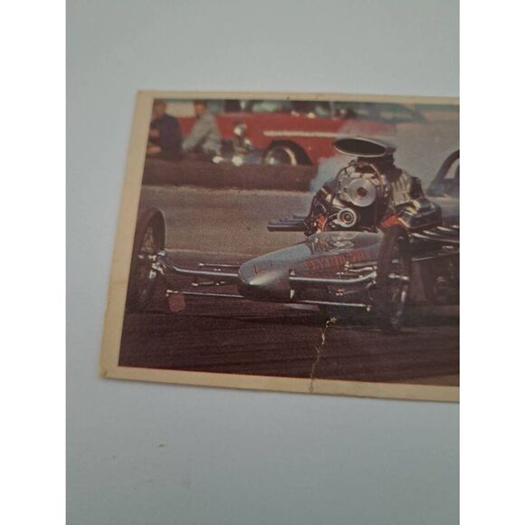 Vintage 1965 Hot Rod Magazine 50 Spec Sheet Trading Card Off the Line Tony Nancy - Picture 2 of 3